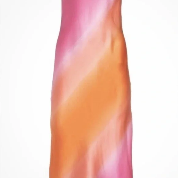 Dannijo Revolve silk slip ombré dress m - Picture 3 of 3